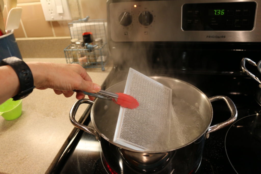 Clean kitchen exhaust filters fall home maintenance checklist. The Daily DIY.