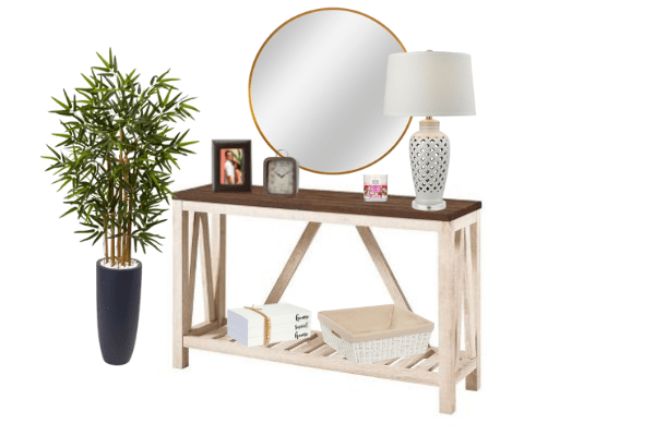 Entryway Table Decorating Ideas - The Daily DIY