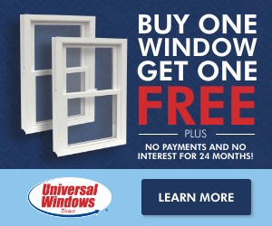 BOGO Window Offer from Universal Windows Direct - The Daily DIY
