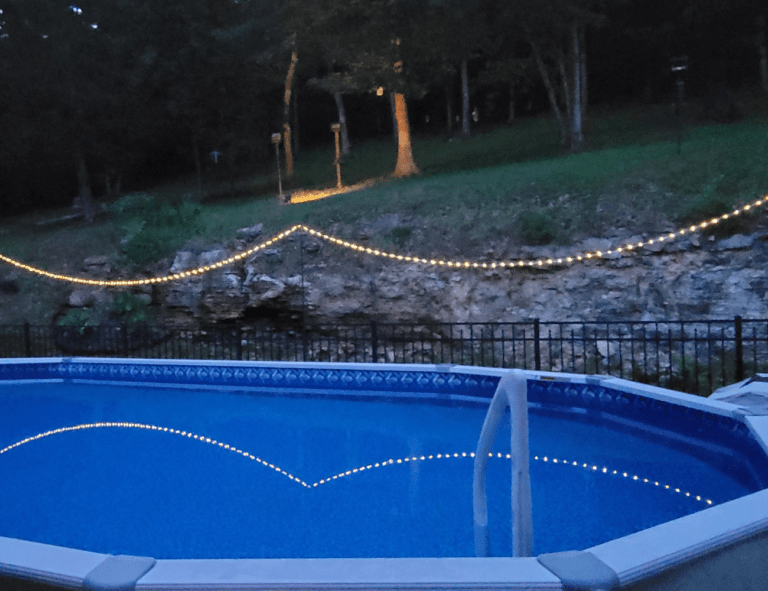 Place outdoor lights around your patio - The Daily DIY