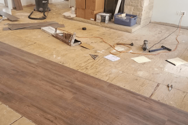 Luxury Vinyl Plank With Attached Underlayment - The Daily DIY