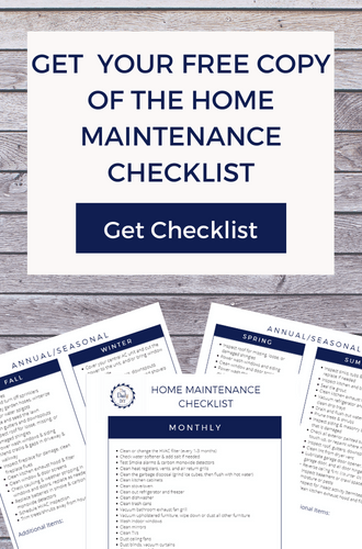 Home Maintenance Checklist Sidebar