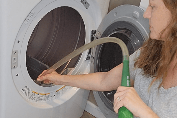 Cleaning Dryer Vent From Inside - The Daily DIY