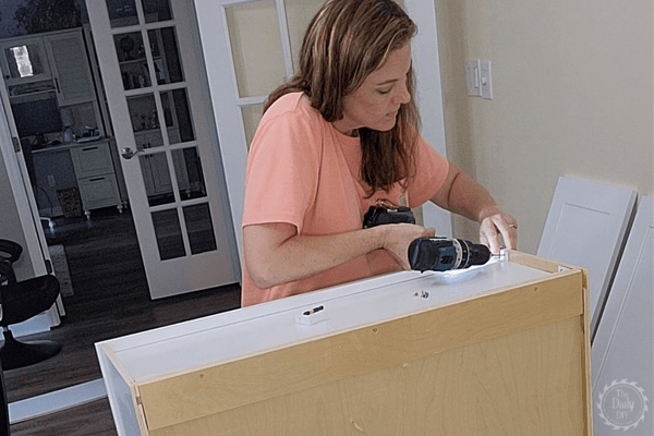 How To Assemble RTA Cabinets - The Daily DIY