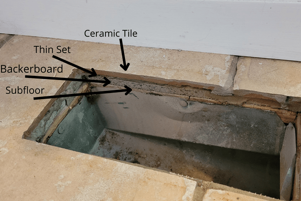 See how your tile is laid by looking near AC vent The Daily DIY