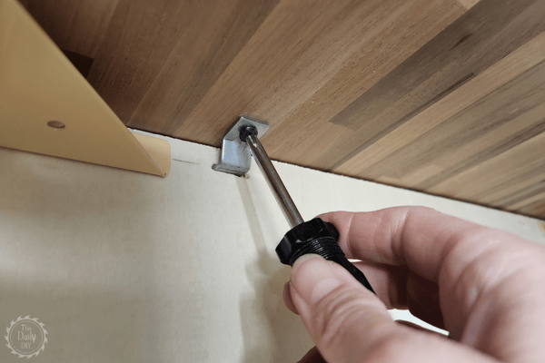Use Z Table Top Fasteners for butcher block - The Daily DIY