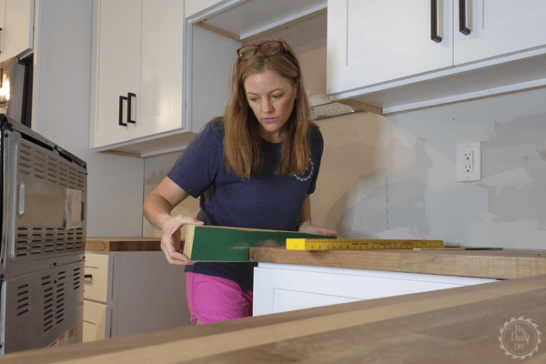 How To Install Butcher Block - The Daily DIY