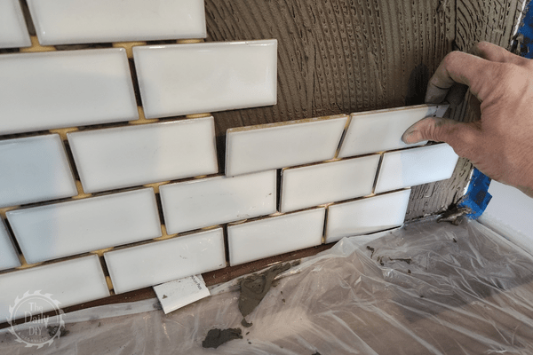 Installing a Tile Wall - The Daily DIY