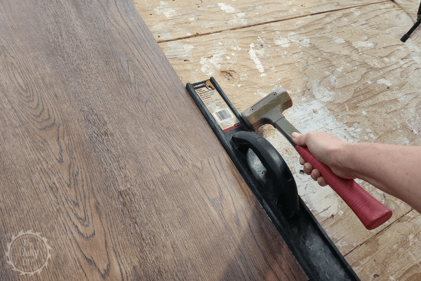 How To Install Luxury Vinyl Plank - The Daily DIY