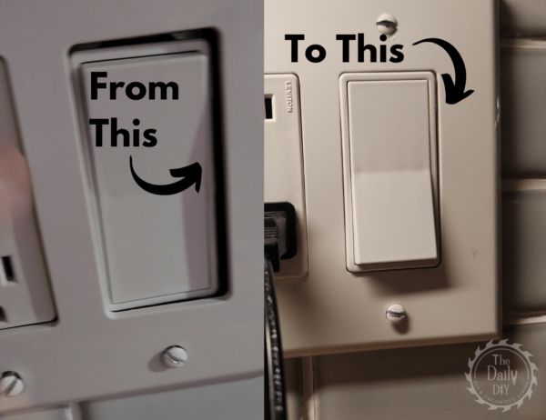 How To Fix Your Sunken Outlet or Switch - The Daily DIY