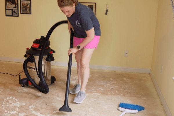 Clean Floor Before Laying new Carpet The Daily DIY