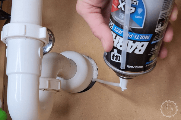 Seal up pipes to keep pests out