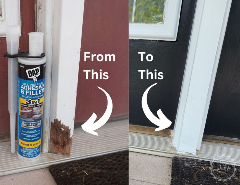 How To Fix Rotted Door Trim Easy