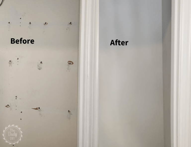 how to fix holes in wall