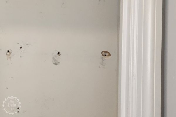 how to fill holes in wall