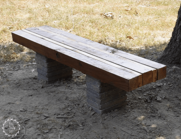 How to build a garden bench