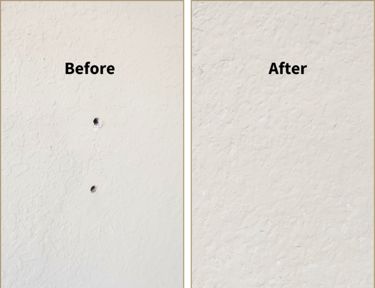 knock down wall fix