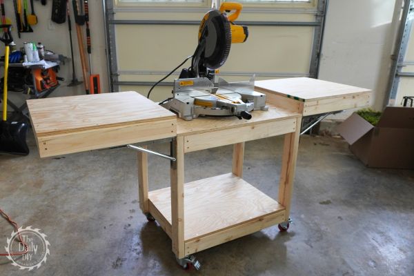 Miter Saw Stand on Wheels